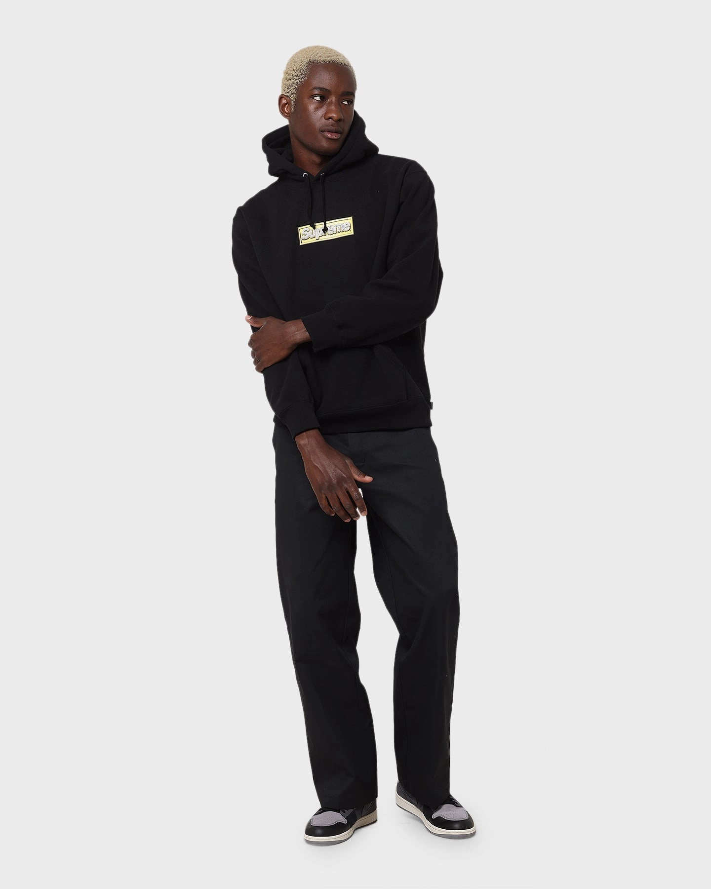 vacation Supreme Bling Box Logo Hoodie Black