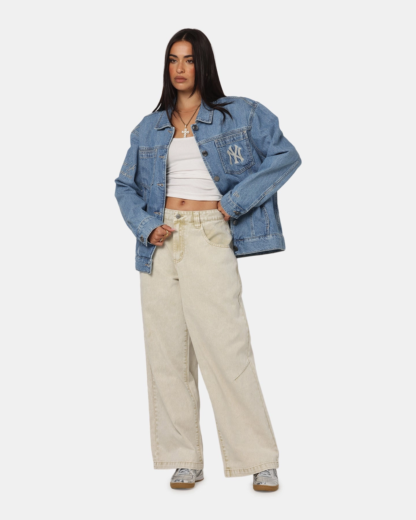 Resilience New Era New York Yankees MLB Denim Jacket Denim