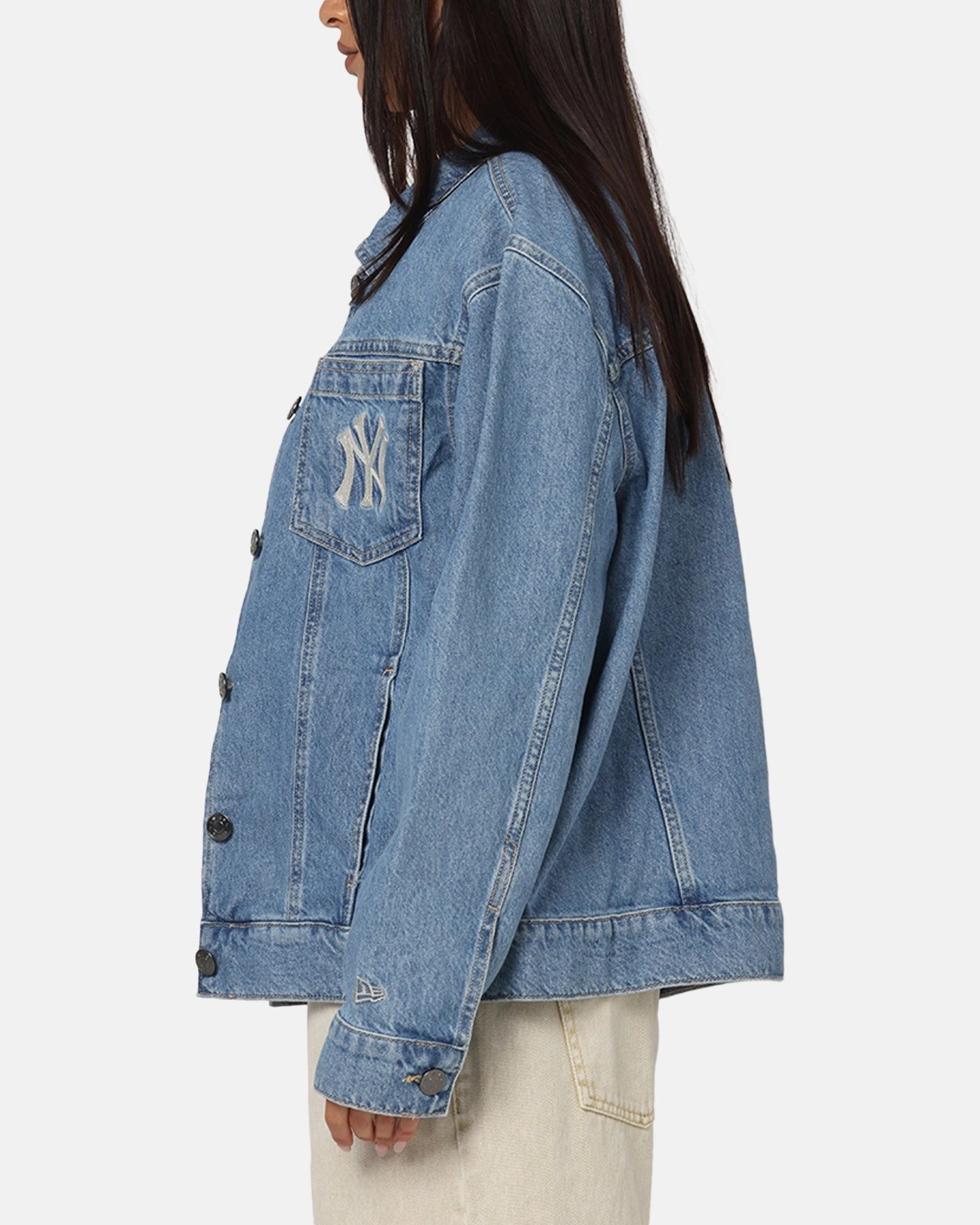 Danger photographers New Era New York Yankees MLB Denim Jacket Denim