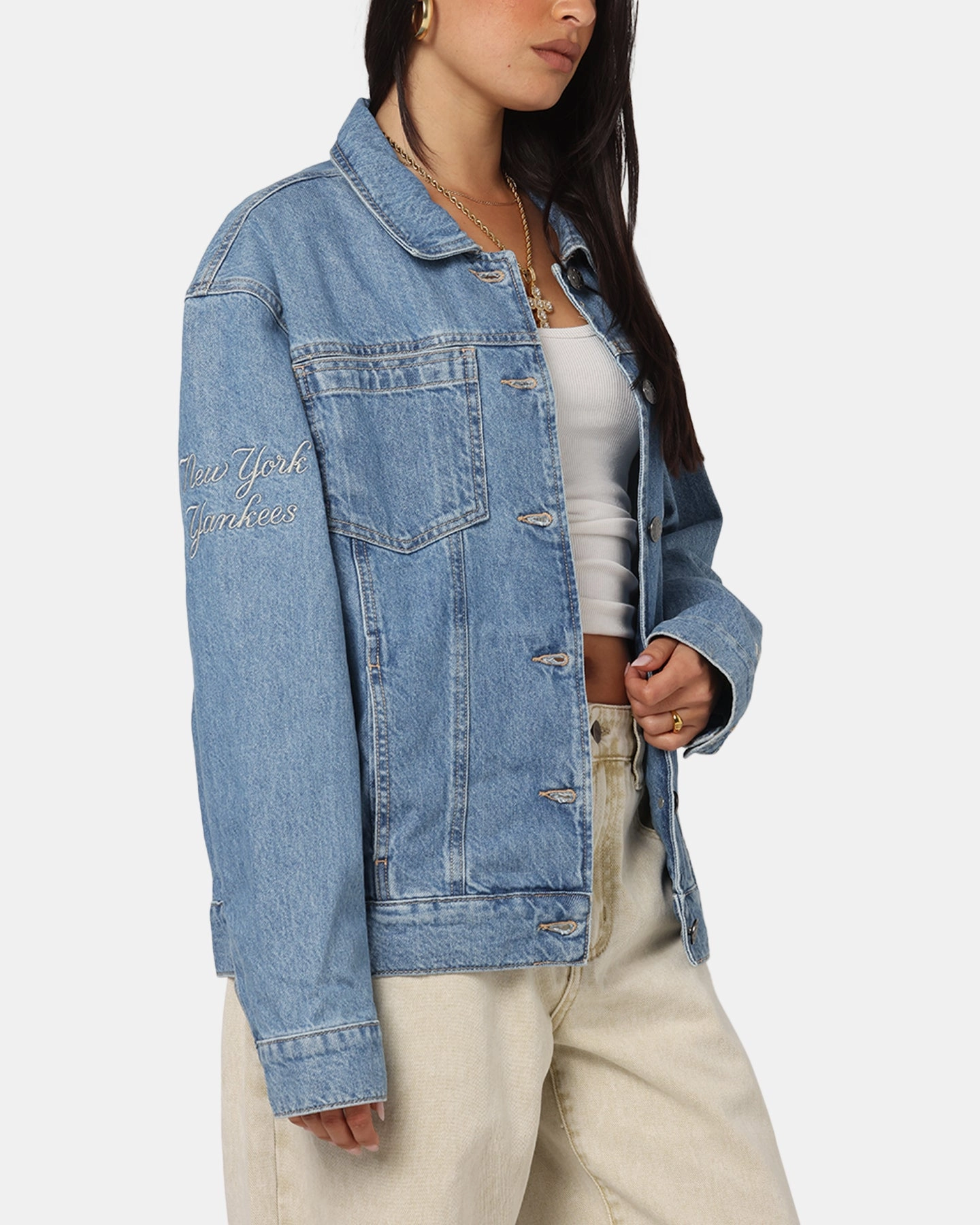 New Era New York Yankees MLB Denim Jacket Denim Christmas