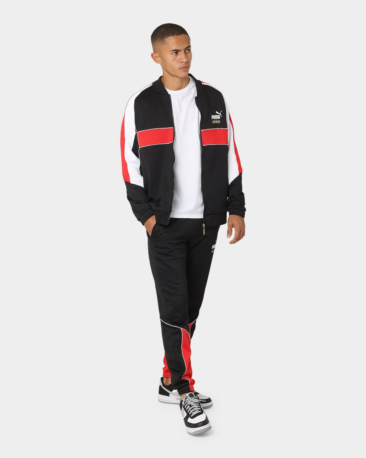 Puma King Track Jacket Puma Black/Red City Ready Neutral Comfort