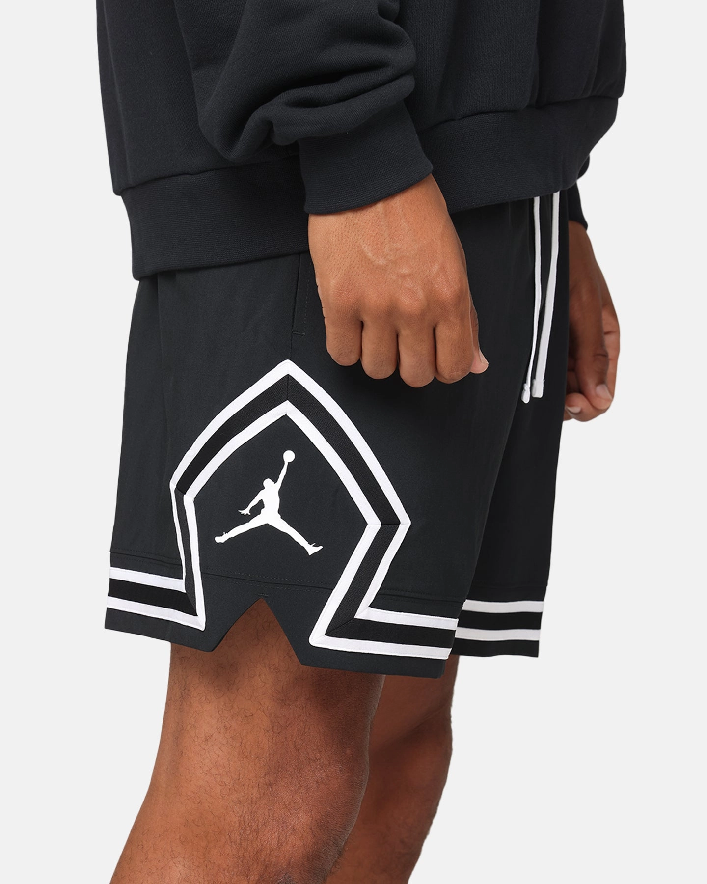 Beach Bound Jordan Jumpman Dri-Fit Woven Diamond Shorts Black/White/White