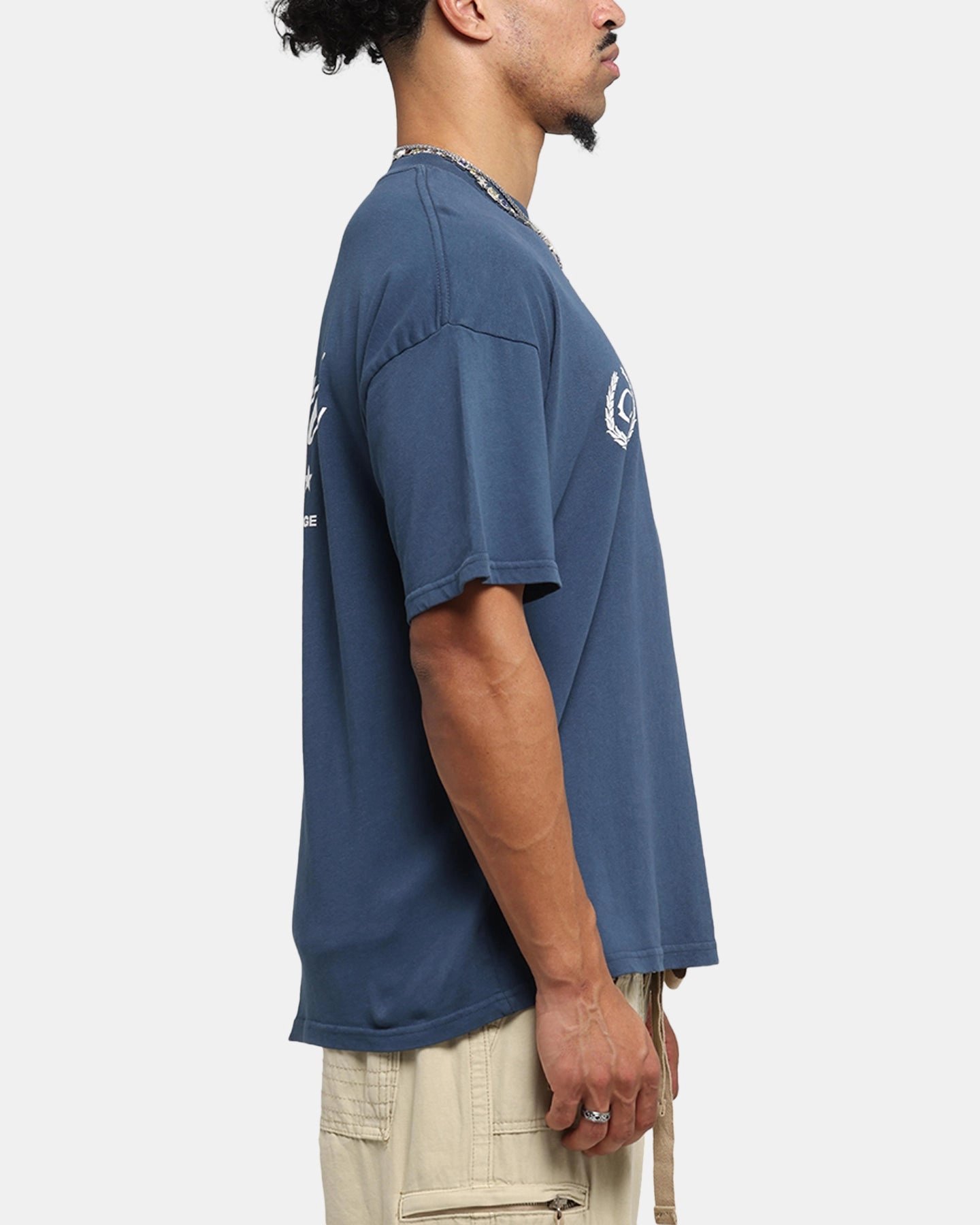 baby shower Carre Script T-Shirt Navy
