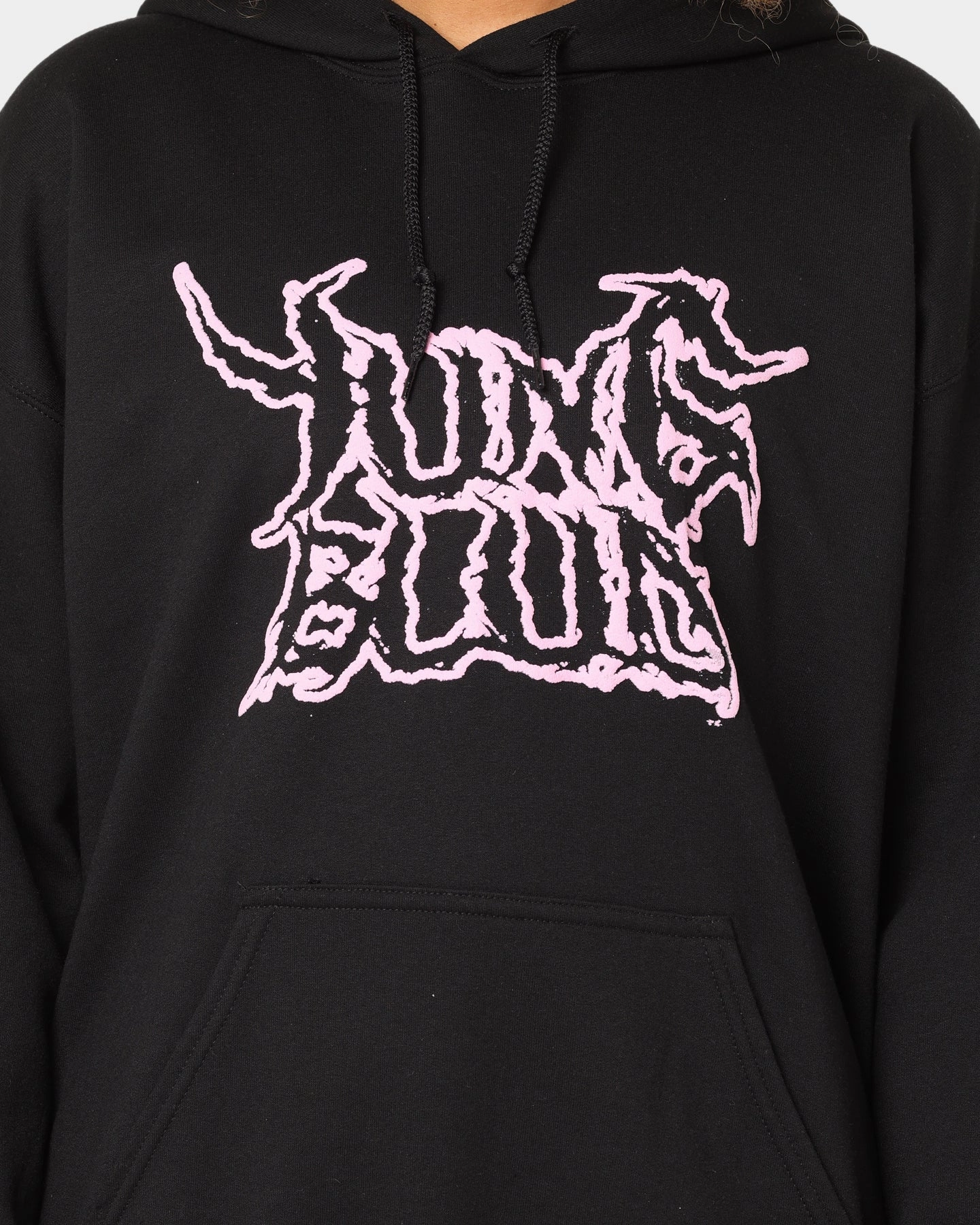 GloveFriendly Cuff Design Urban Motion Yungblud Deadhappy Hoodie Black