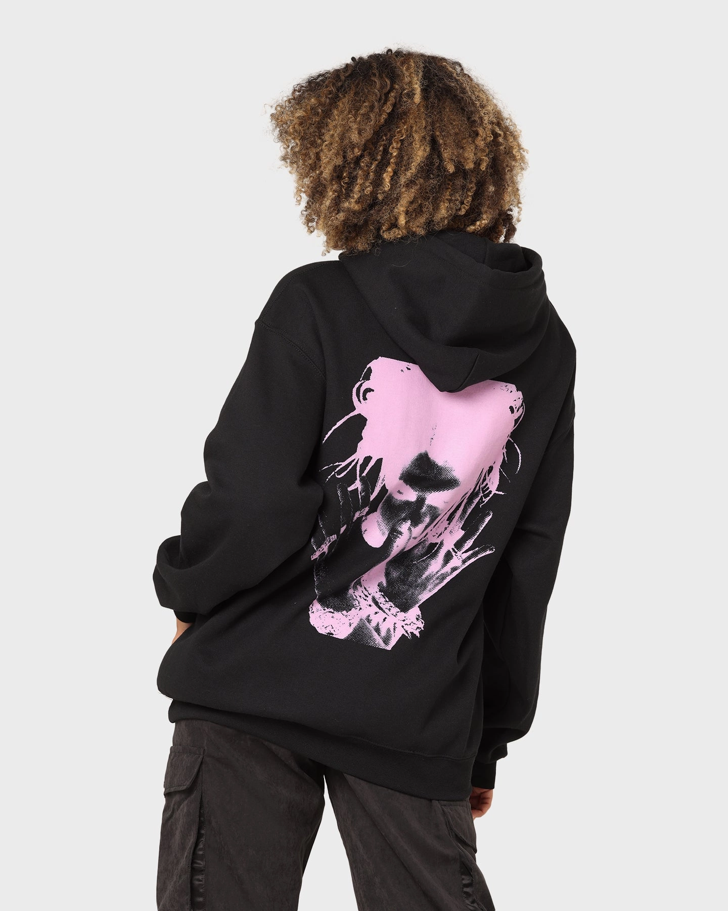 Smart Design Hooded Yungblud Deadhappy Hoodie Black