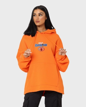 Mitchell & Ness Chicago Bulls Anniversary Hoodie Orange Ergonomic Shoulder Panels shopping spree