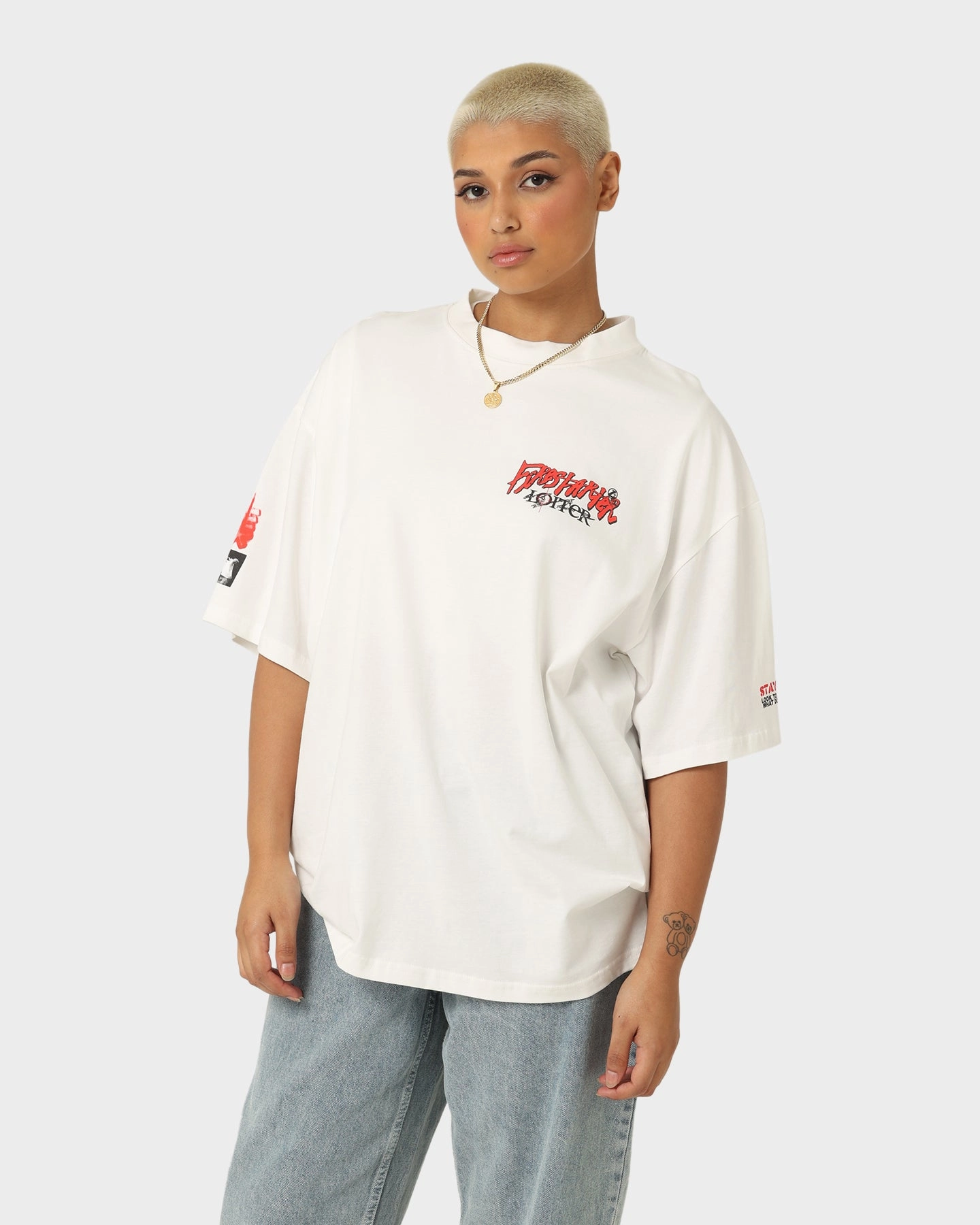 BioBased Fibers Loiter Firestarter Vintage T-Shirt Off White