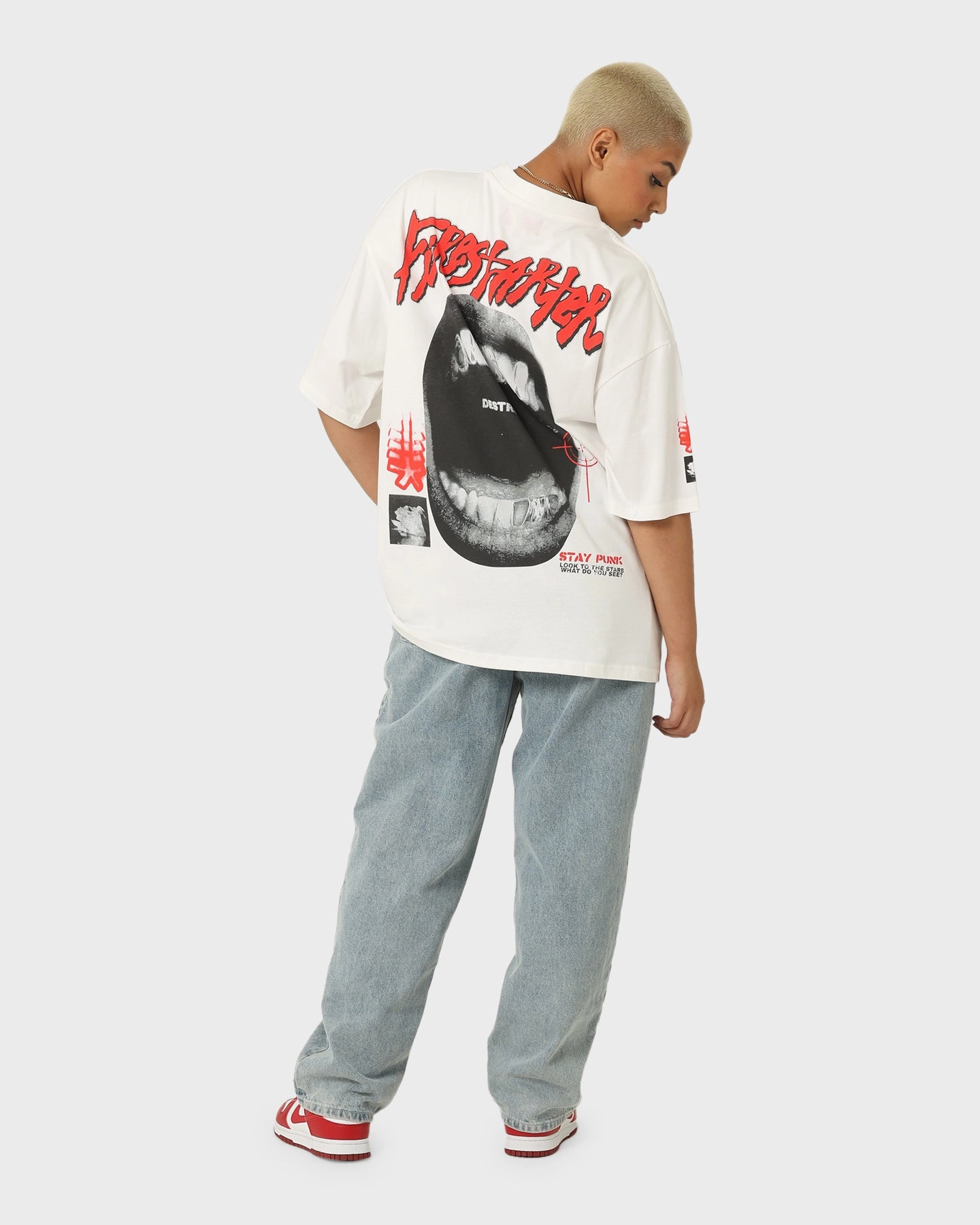 Loiter Firestarter Vintage T-Shirt Off White Light Comfort Style