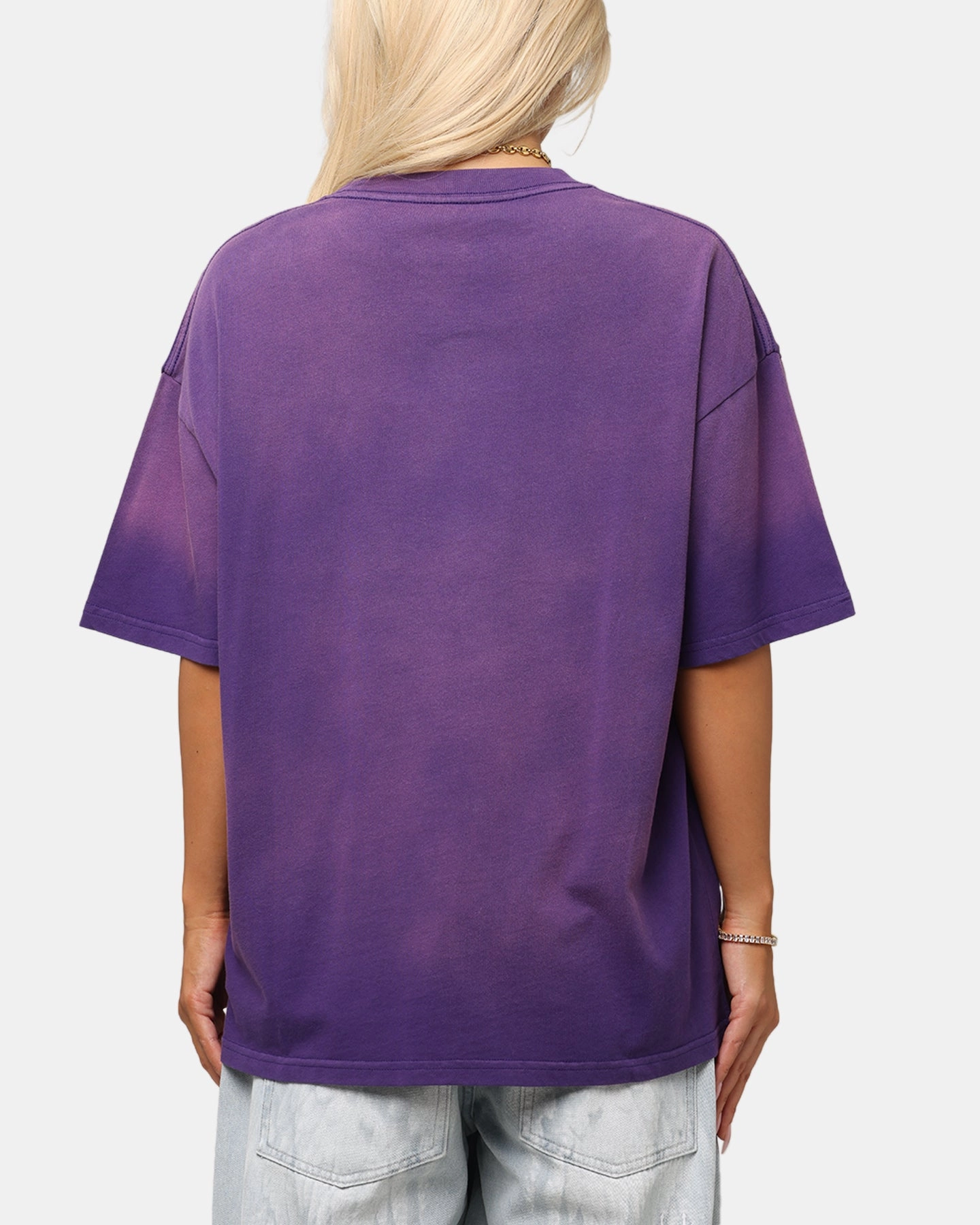 Culture Kings Sunfade T-Shirt Purple Relaxing Fit