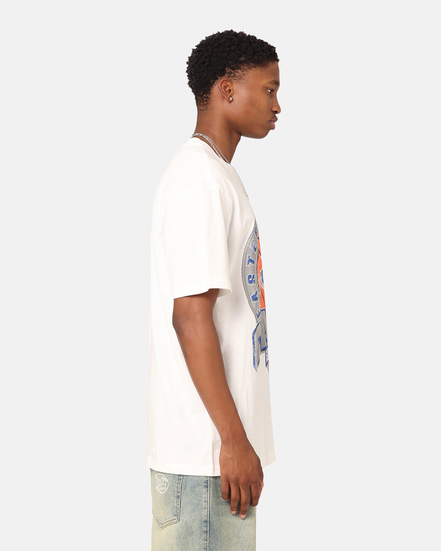 Mitchell & Ness Orlando Magic 1995 Eastern Conference T-Shirt Vintage White MinimalistDesign