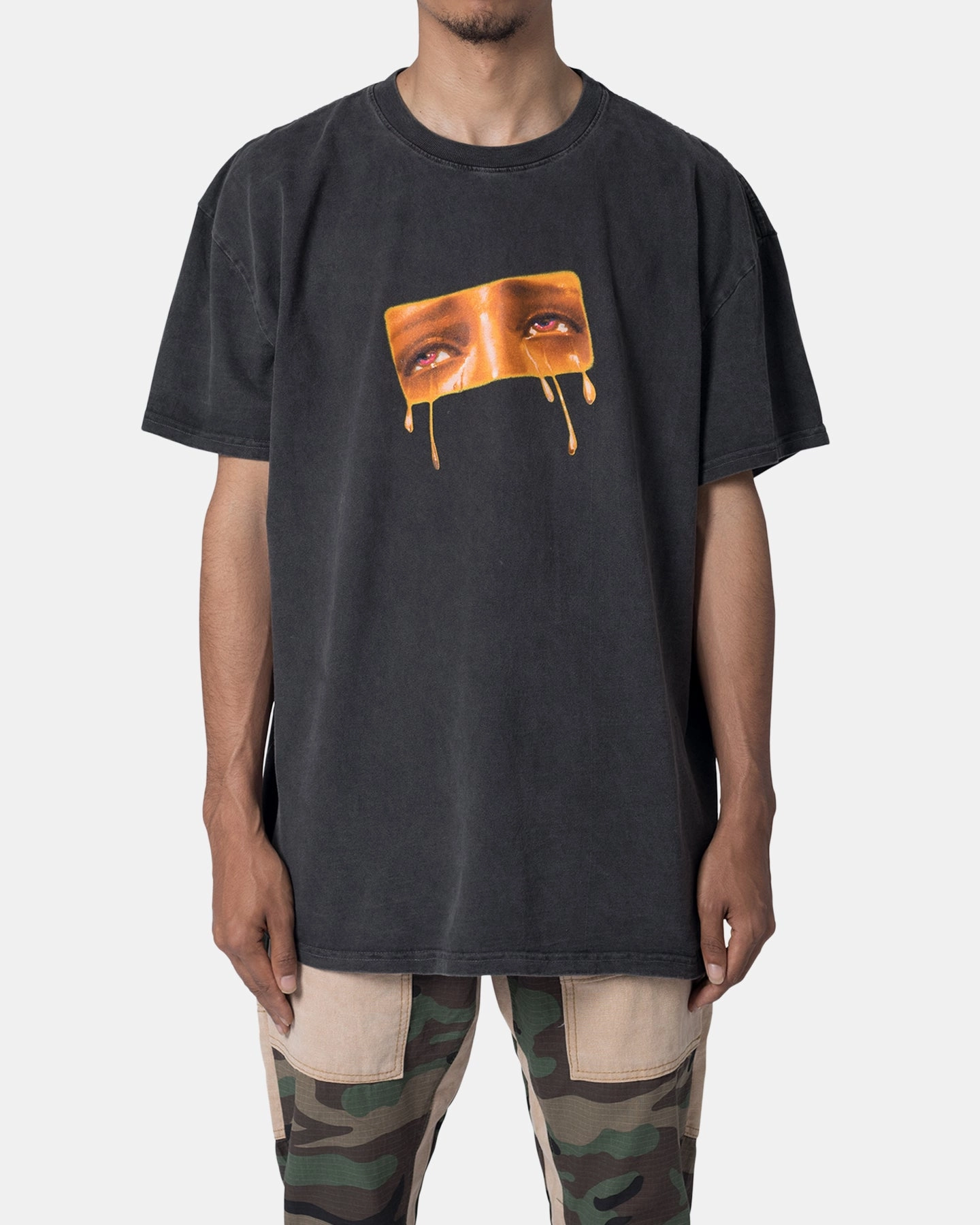 Relaxed Wearable MNML Future Grace Tour T-Shirt Vintage Black