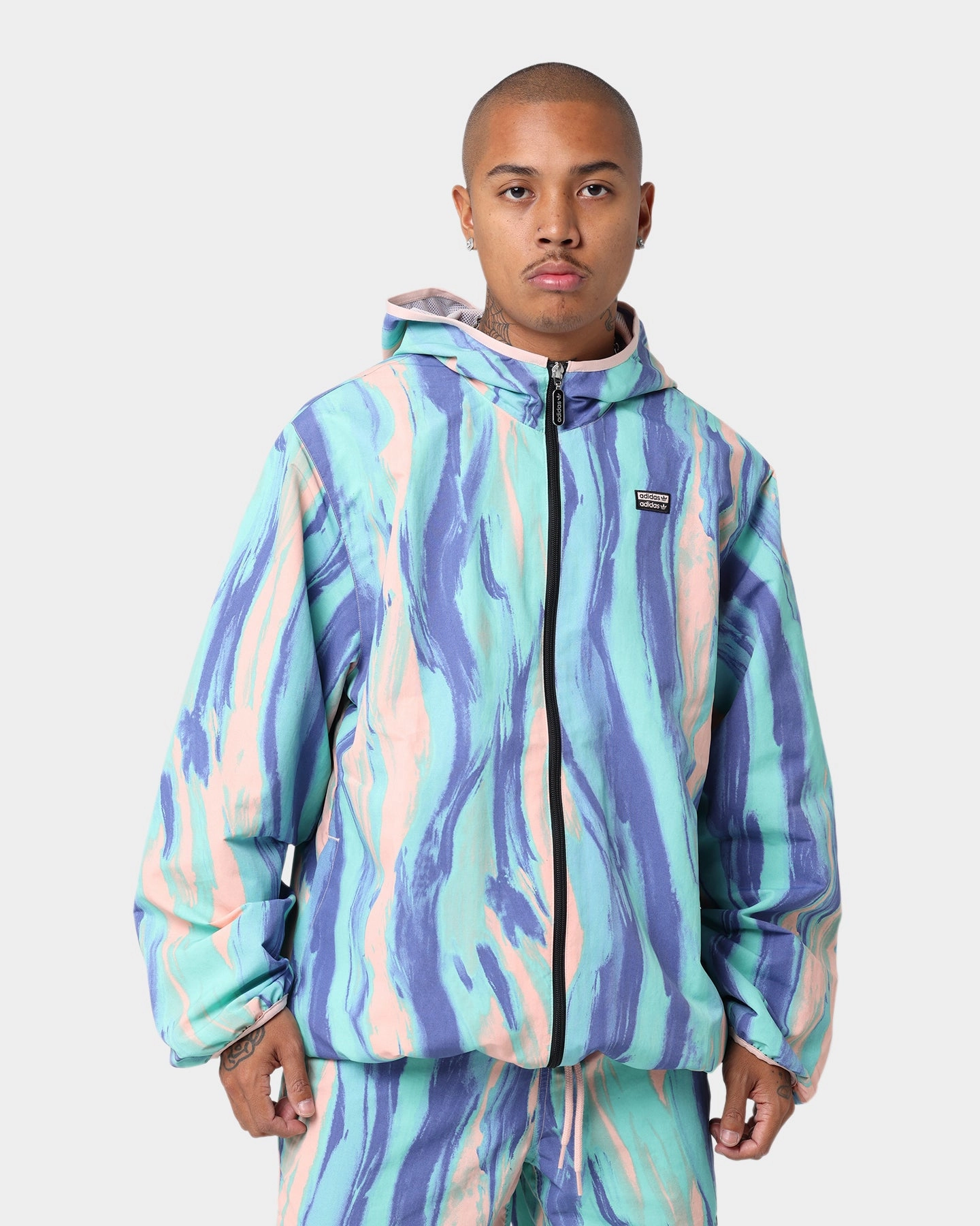 Adidas Marbled Paint Patrick Kyle Windbreaker Vapor Pink/Multi Colour Sign Fantasize