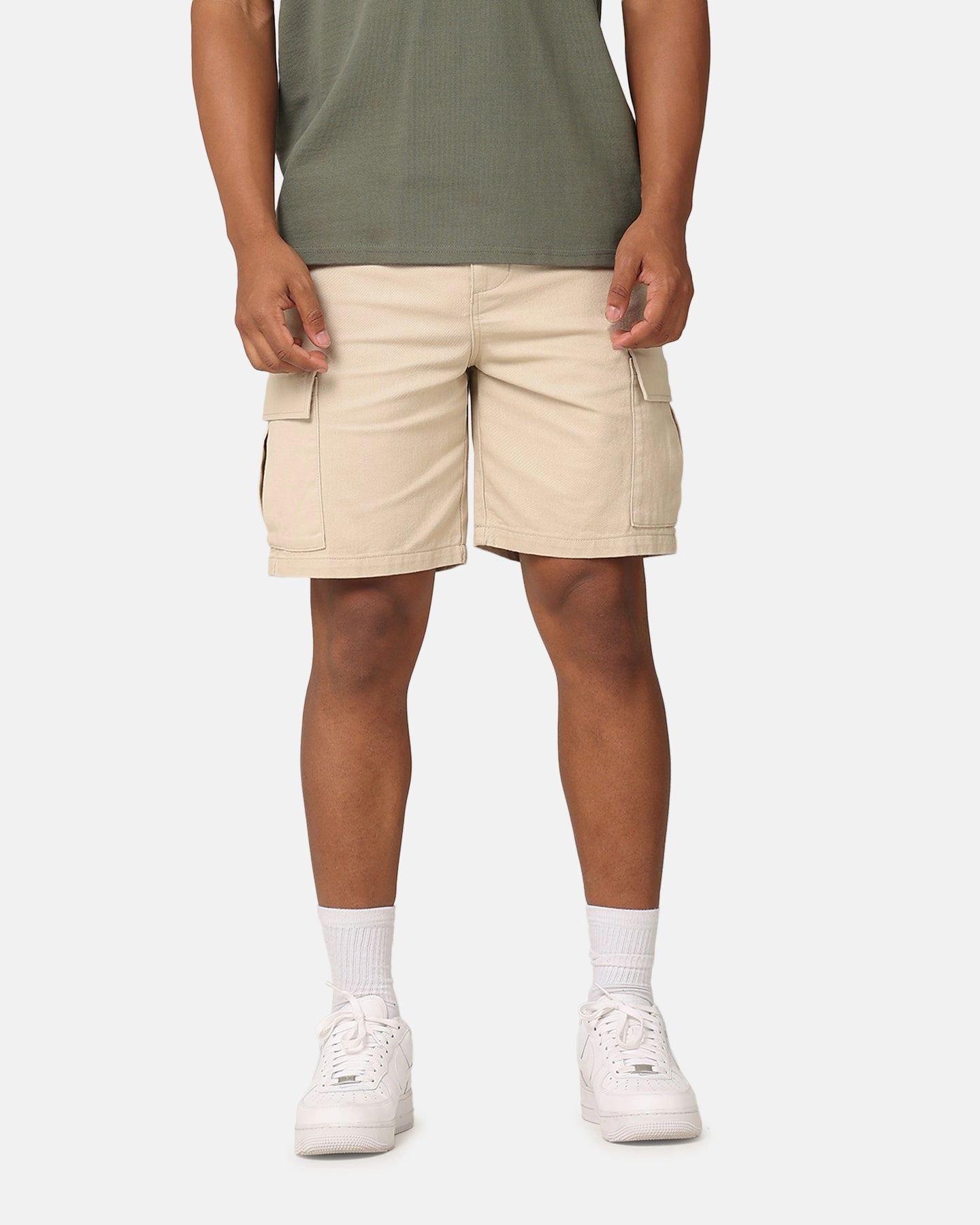 XXIII Jordy Cargo Shorts Tan On-The-Go Style