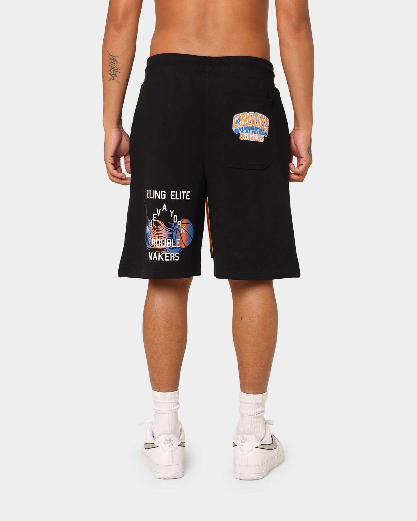 picnic wear Crooks & Castles NY Shorts Black