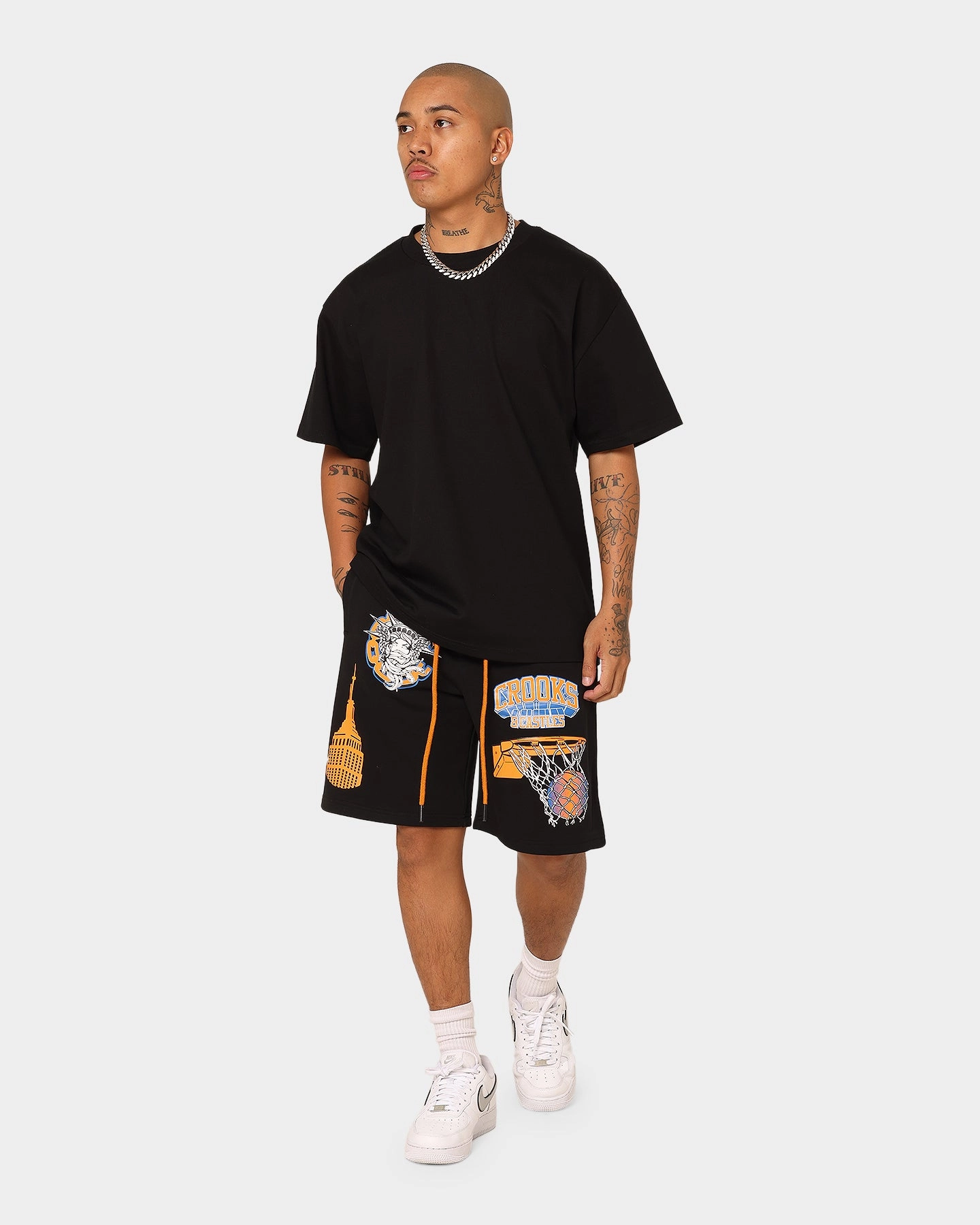 Crooks & Castles NY Shorts Black surf wear