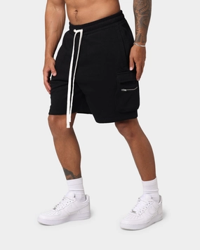 anti slip grip Day Fit EN ES Cargo Fleece Shorts Black