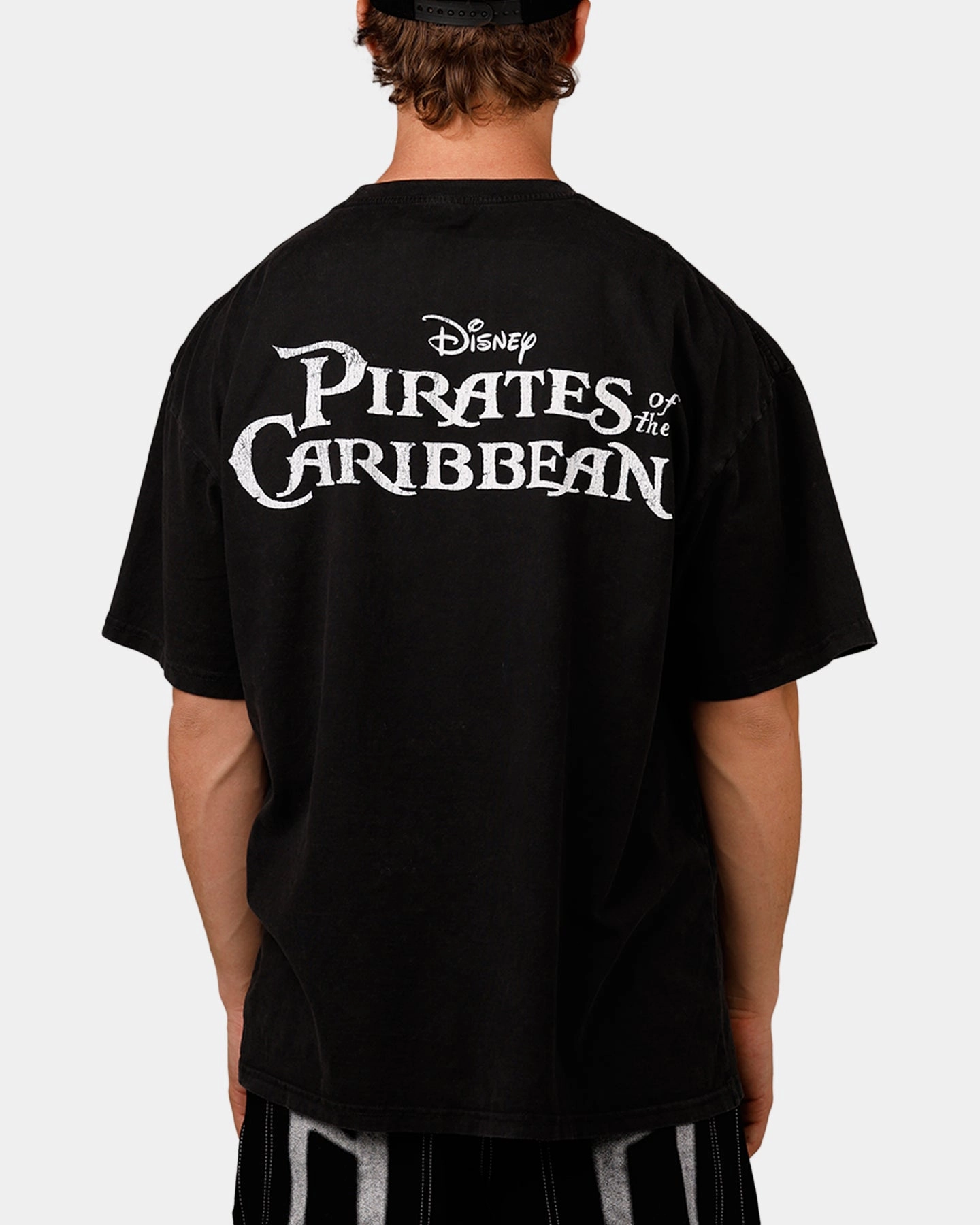 baby shower Layering Essential Goat Crew Disney Pirates Of The Caribbean Davy Jones Vintage T-Shirt Black Acidwash