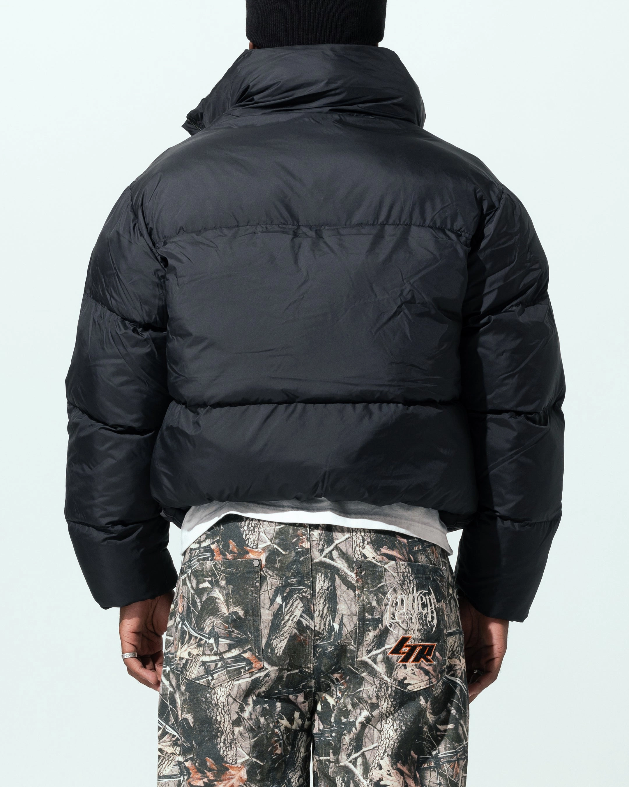Loiter Eden Puffer Jacket Black Breathable Technology Hike