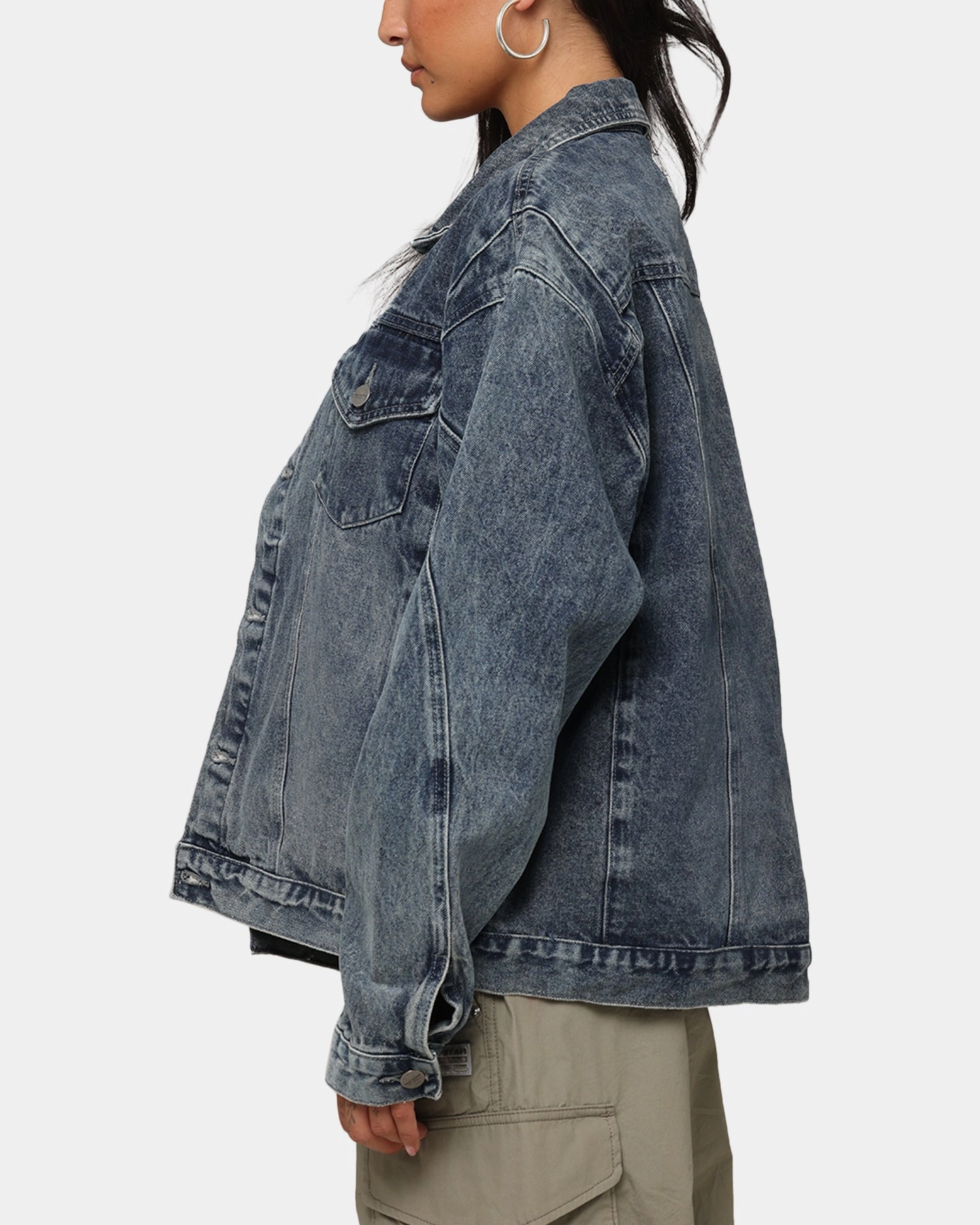 Saint Morta Armoury Denim Jacket Dirty Denim Portray Active Layer