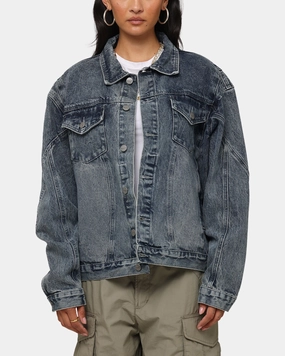 Saint Morta Armoury Denim Jacket Dirty Denim Sporty Fit