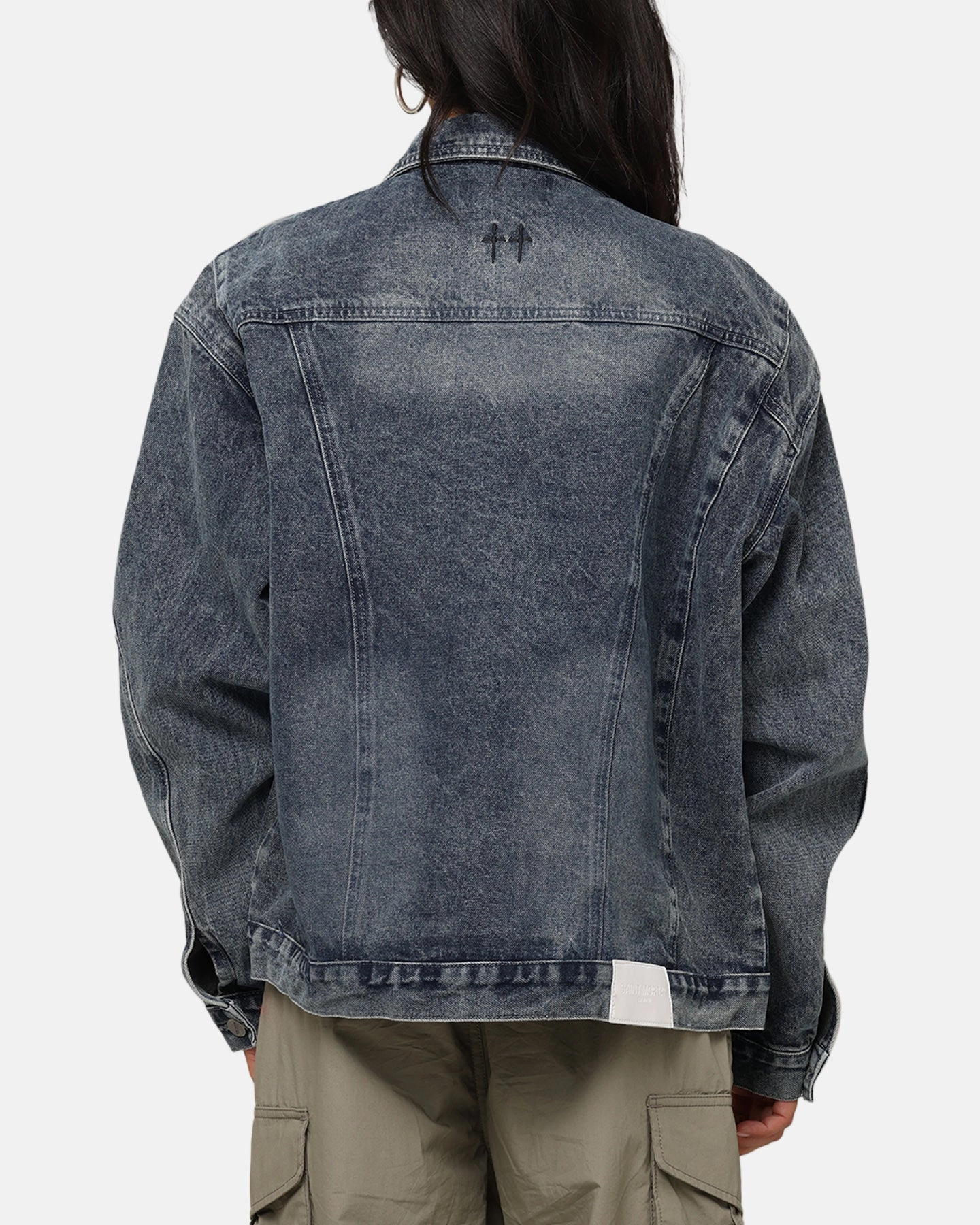 Abrasion Resistant Finish Saint Morta Armoury Denim Jacket Dirty Denim