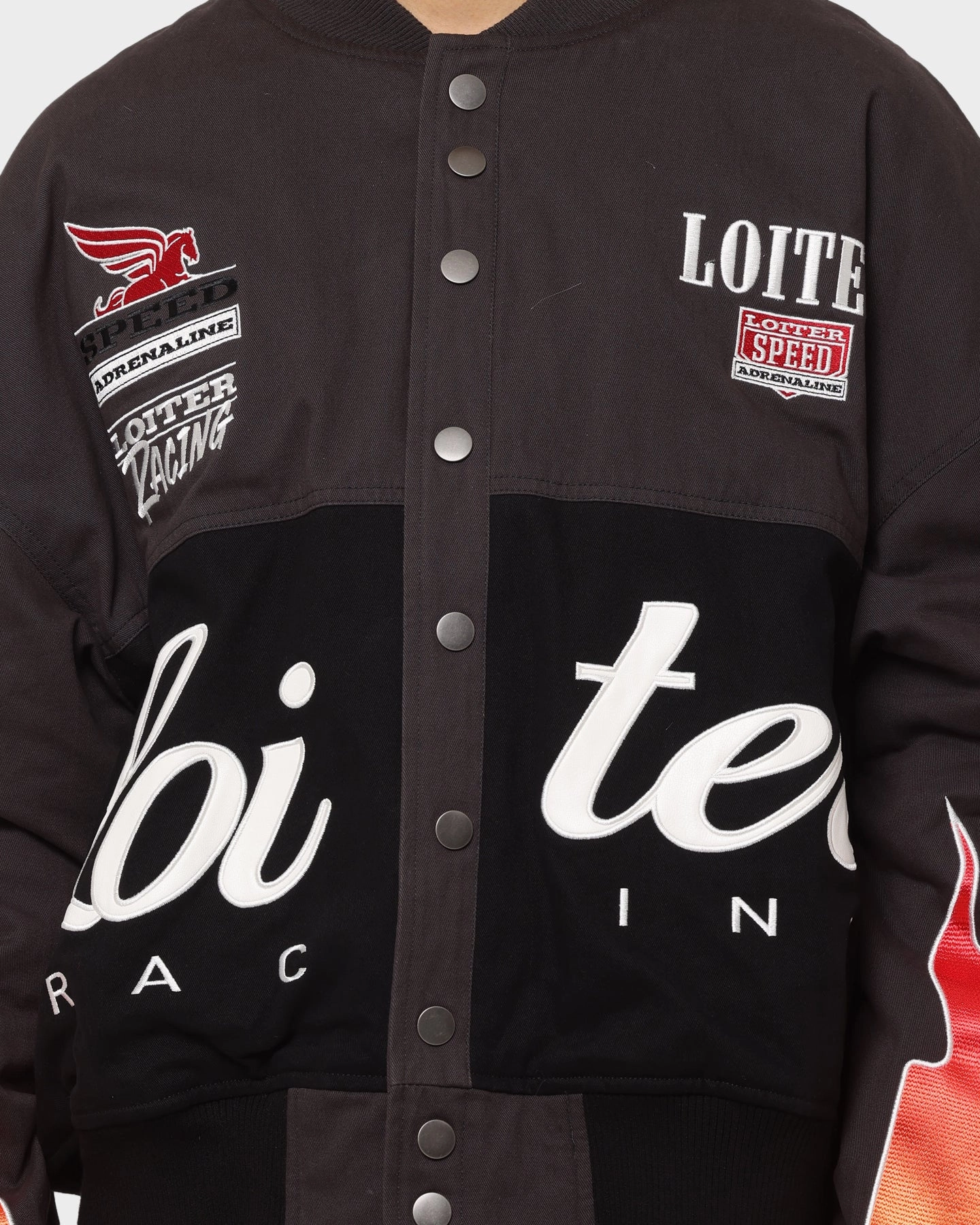 Layered Insulation Loiter Daytona Motor Jacket Black