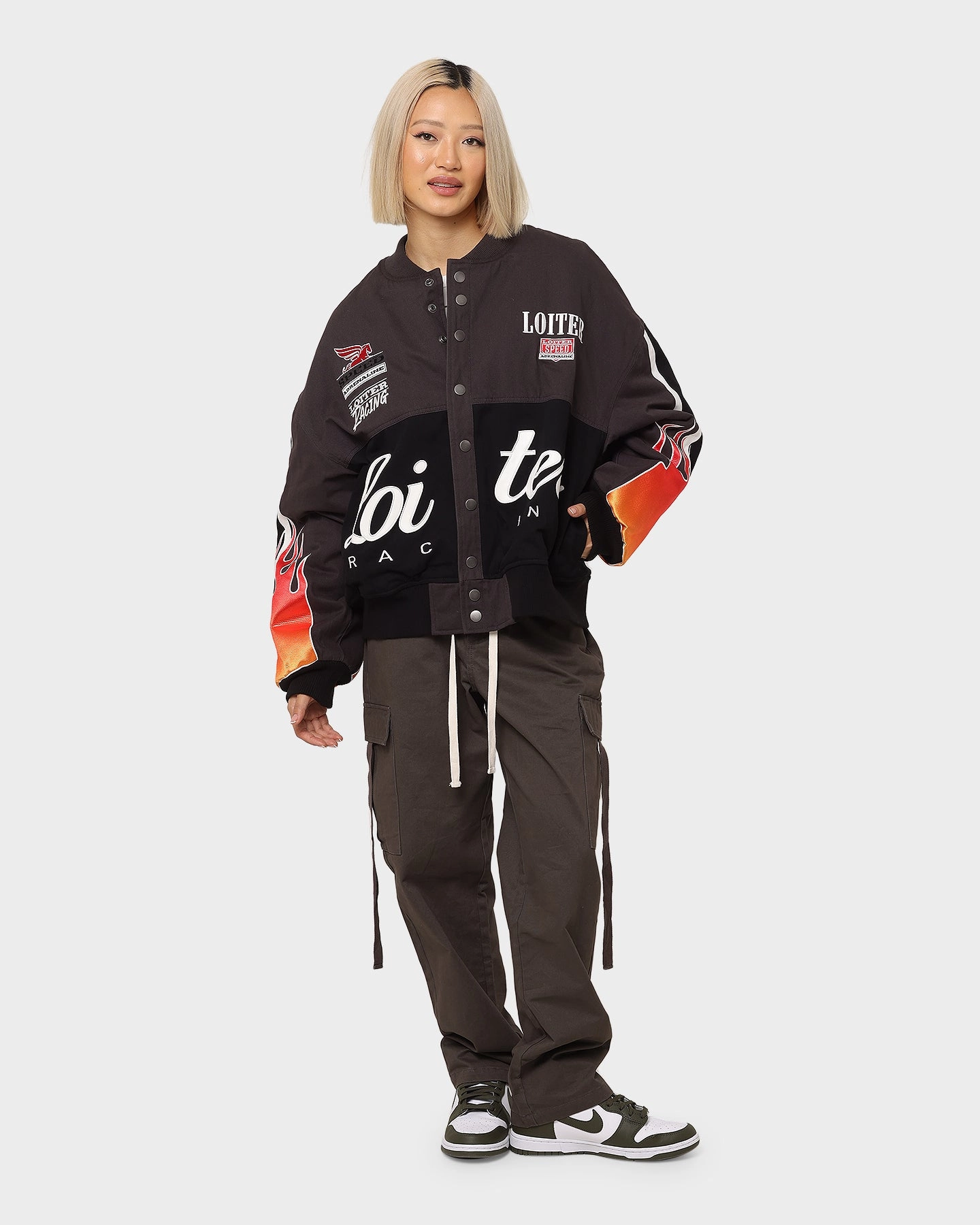 self - treat Loiter Daytona Motor Jacket Black