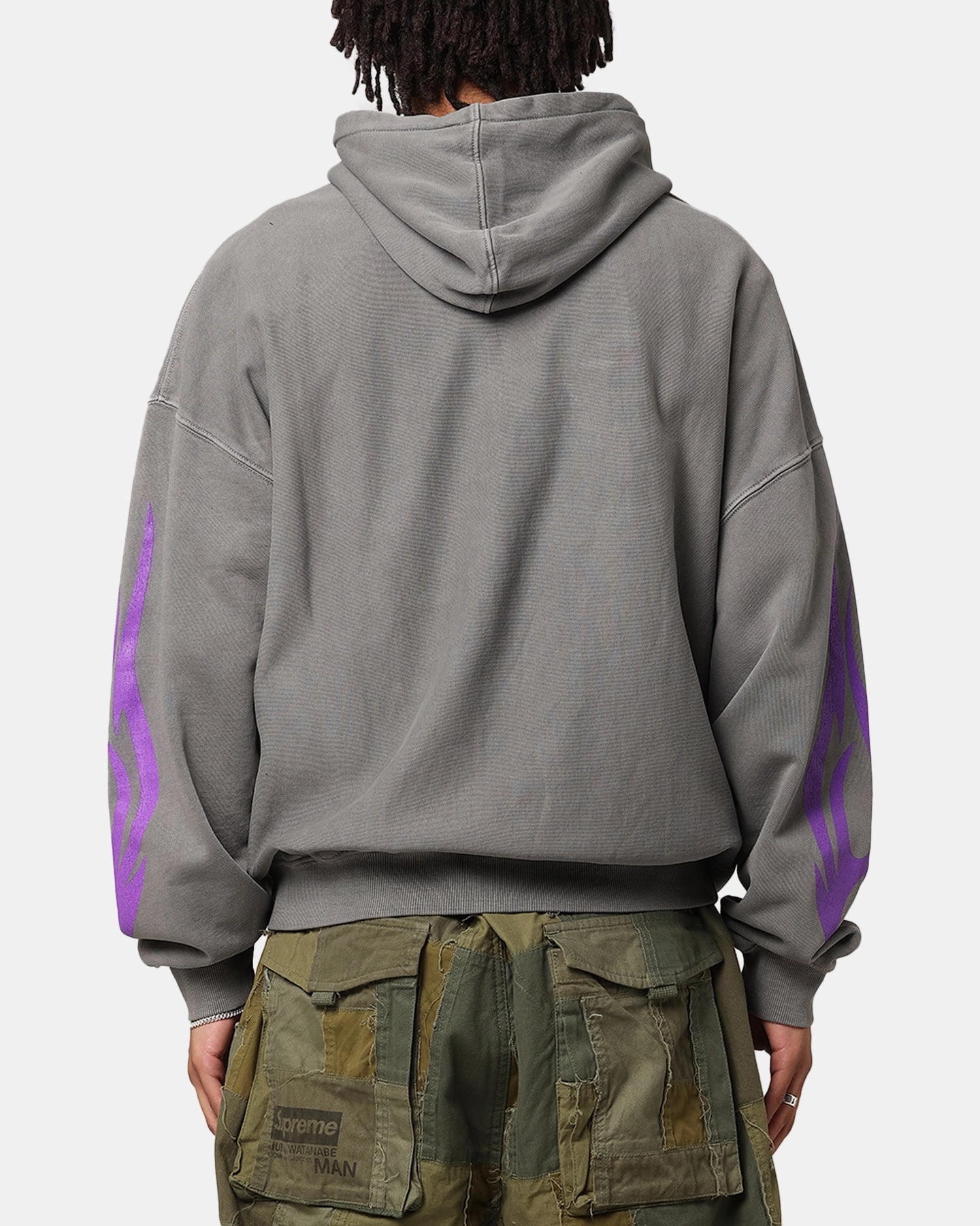 Wind Control Loiter Rip N Dip Hoodie Washed Charcoal