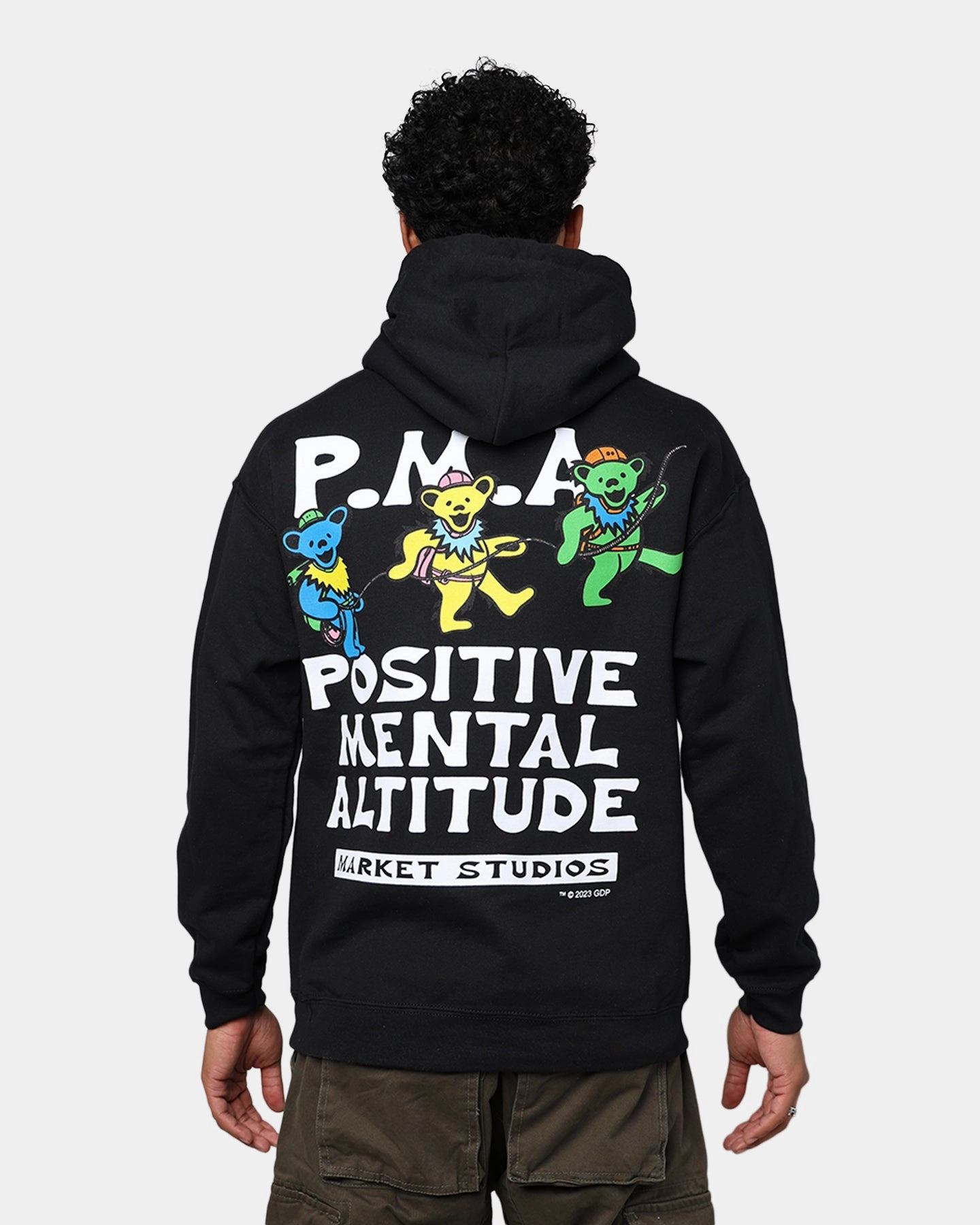 Stretchy MARKET X Grateful Dead PMA Hoodie Black