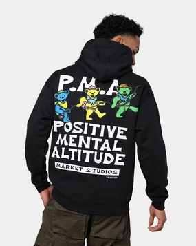 Budget Confidence booster MARKET X Grateful Dead PMA Hoodie Black