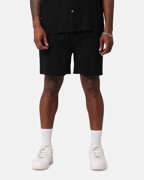 Travel Essential Cool Basic XXIII Ezrah Linen Shorts Black