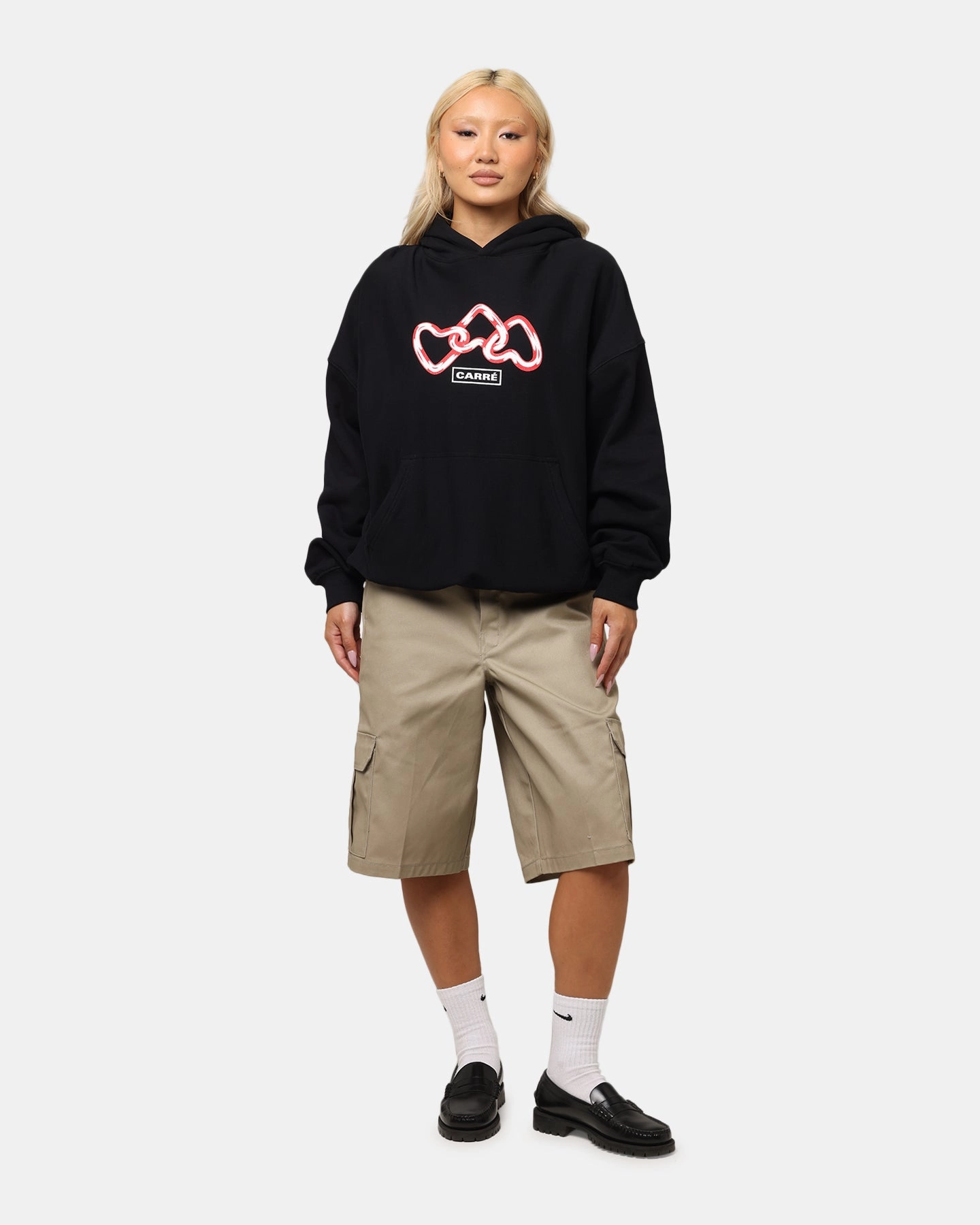 Carre Link Hoodie Black Water Resistant Shell Mascara
