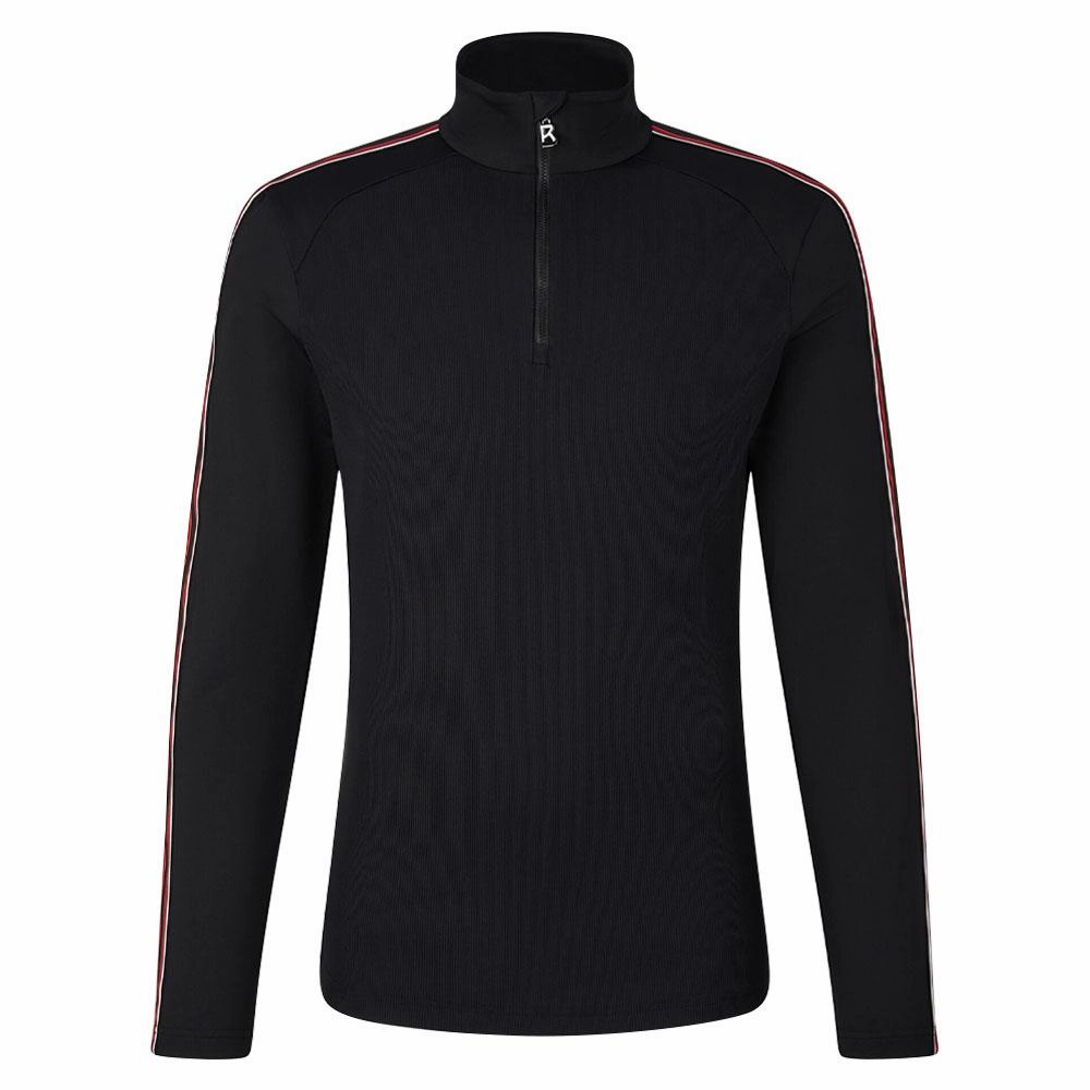 Windproof Thermal Shell Double layer fabric Bogner Gilles Golf Pullover Black - FW23 Men